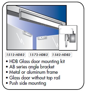 for 1572 Models 22"L SDC Top Jamb Mounting Kit 
