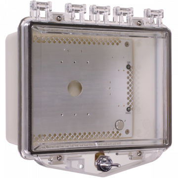 STI-7511A-HTR Heated Polycarbonate Enclosure - Thumb Lock