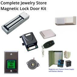 Complete Jewelry Store Magnetic Lock Door Kit
