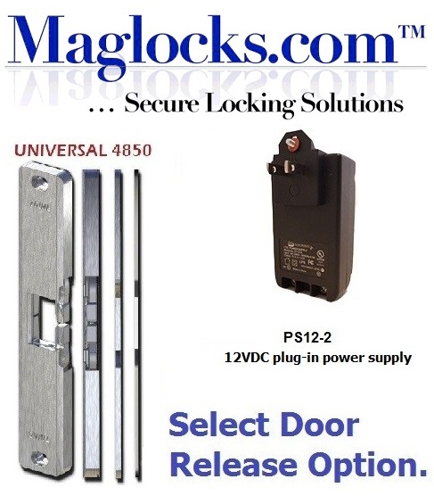 Single Door Remote Buzz In Kit Rim Electric Strike Maglocks