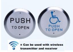 SDC 4-1/2 Round Push Plate Switches