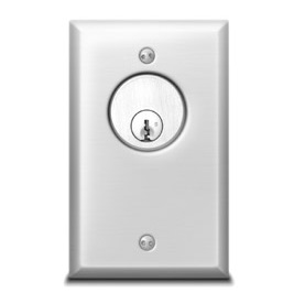 SDC 700 Series Single Gang Stainless Steel Key Switch