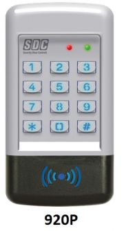 SDC 920 Digital Keypad, 500 Users (Optional Prox Reader)