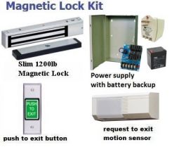 GM, Door Magnetic Lock Kit for Storefront Doors