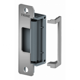 Trine 4200 Electric Strike with Faceplate and Trim Skirt