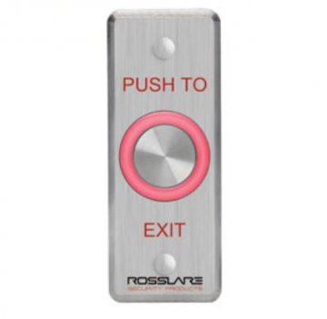 Rosslare Security, EX-16 Narrow Weatherized Exit Button UL Listed