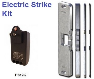 Lock Status Electric Strike Lock For Push Panic Bar Exit Device Emergency Door 