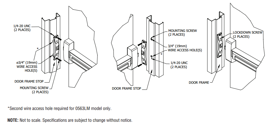 GYM ASSISTANT, Door Electric Strike Kit, Rim Mount Push Bars: maglocks